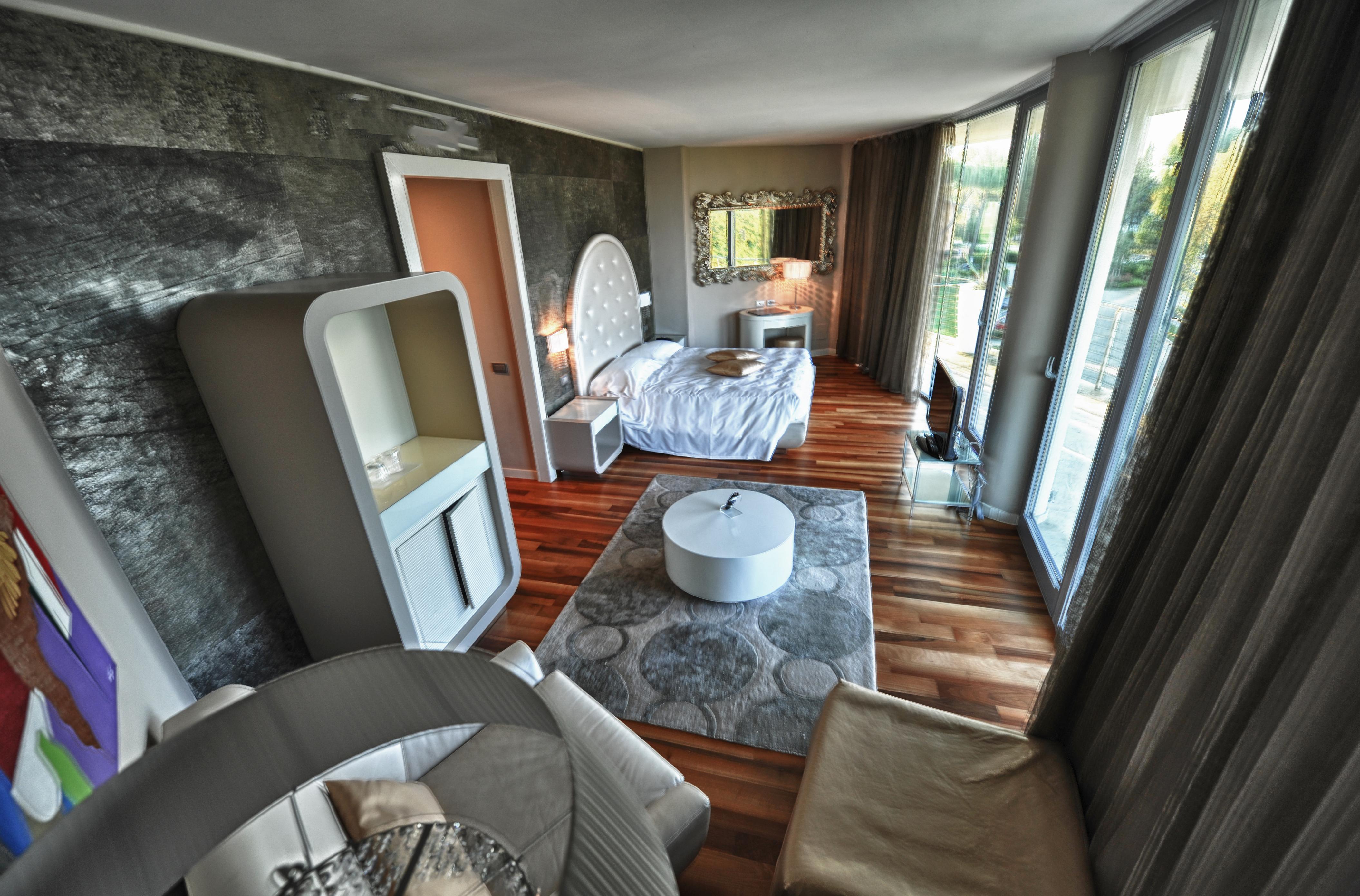 Pisa Tower Plaza Hotel Exterior foto 3D rendering of a bedroom